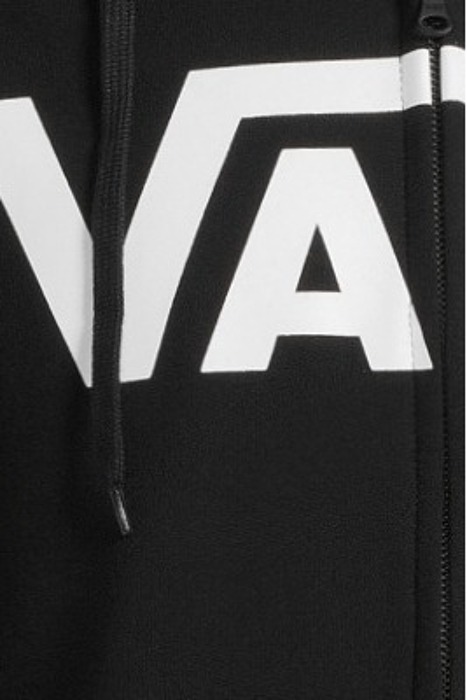 MN VANS CLASSIC ZIP HOODIE II BLACK/WHITE 5