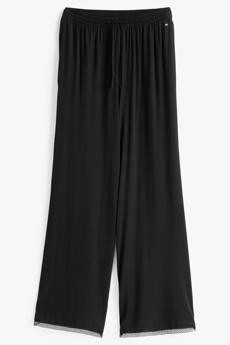 LONG FIT PYJAMA PANTS BLACK 4