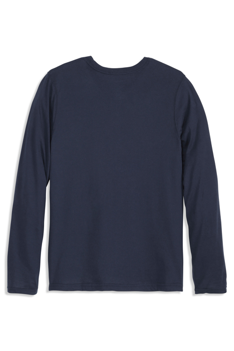 HURLEY MEN'S 1PK CREWNECK LS T NAVY 2