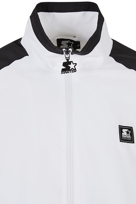 STARTER COLOR BLOCK RETRO JACKET WHITE/COBALTBLUE/BLACK 6