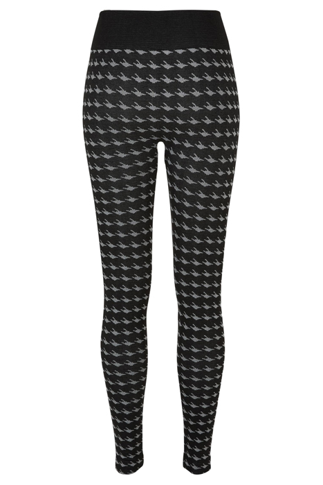 LADIES SEAMLESS HERITAGE LEGGINGS BLACKHOUNDSTOOTH 5