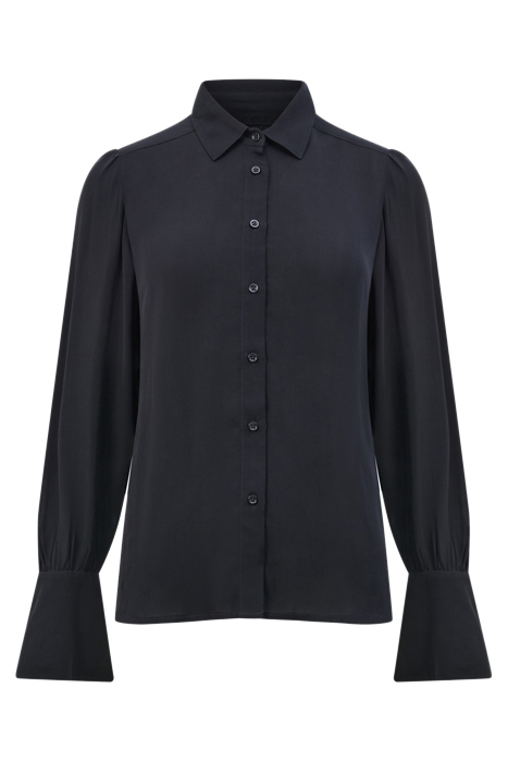 CREPE SHIRT L/S SZ18 BLACK 1