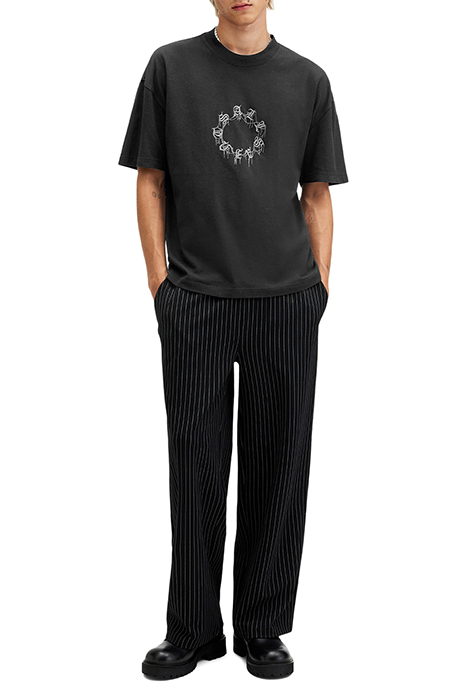 CRYPTIERRA SS CREW WASHED BLACK 3