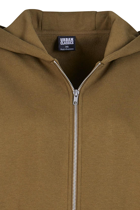 LADIES OVERSIZED ZIP HOODY SUMMEROLIVE 3