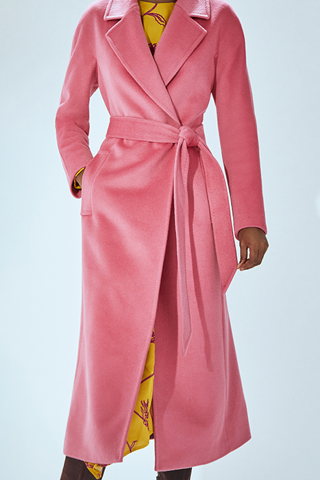 FRANCES MAXI WRAP COAT PINK 4