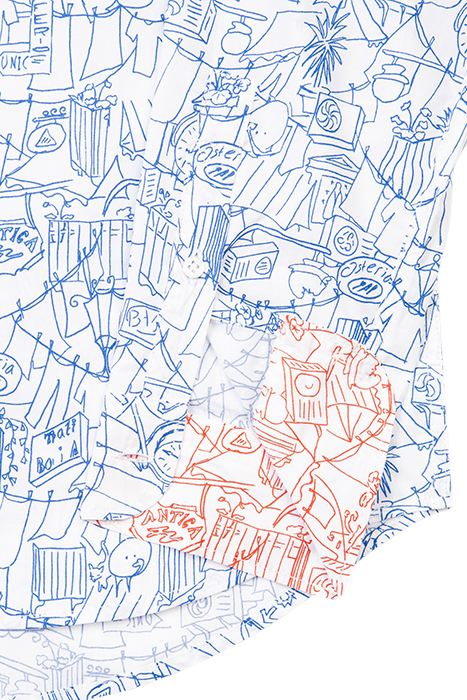 MENS LS TAILORED FIT SHIRT BLUE 6