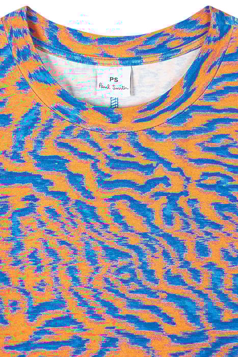 WOMENS PRINTED DRESS ORANGE 4