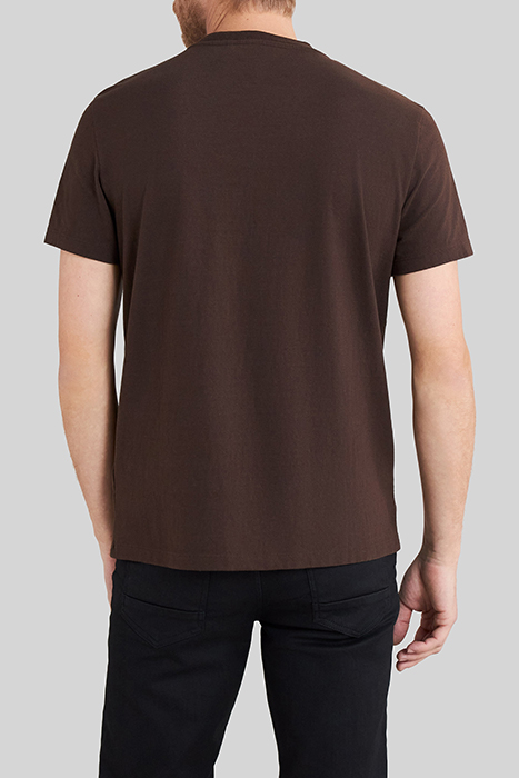 CHOCOLATE T-SHIRT WITH REGGAE EMBROIDERY 2