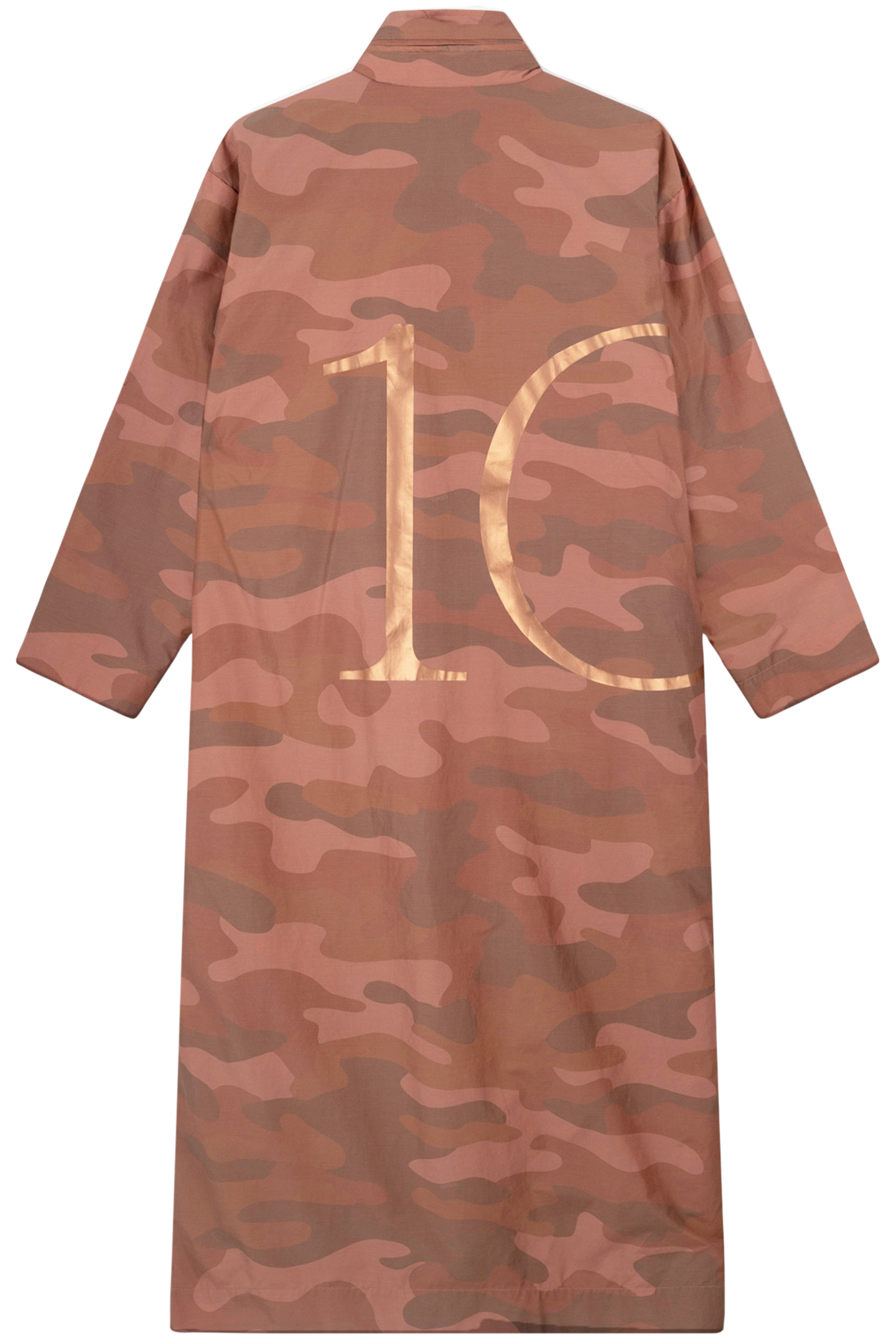 NYLON COAT CAMO SADDLE BROWN 4