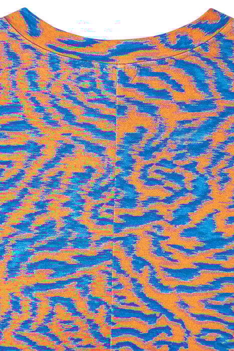 WOMENS PRINTED DRESS ORANGE 5