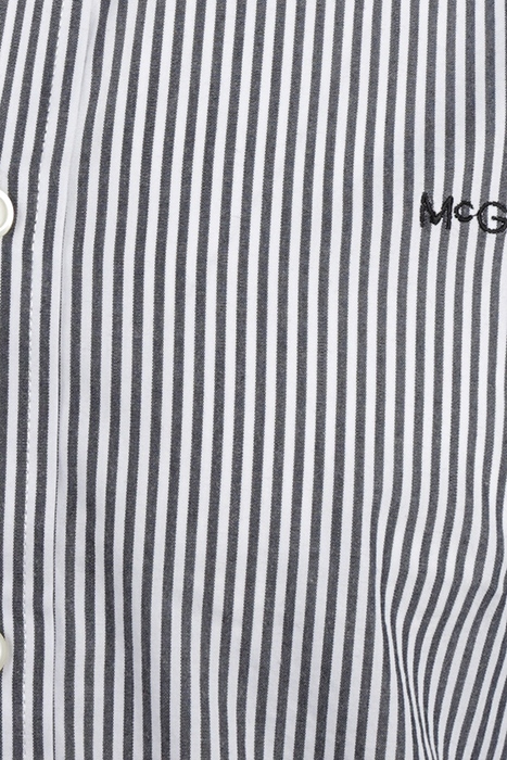 STRIPED POPLIN SHIRT NAVY 9