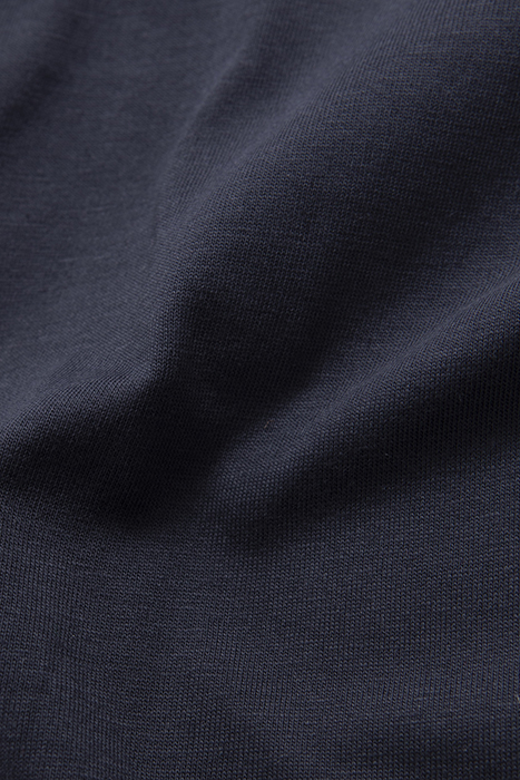 BOYS' NAVY ORGANIC COTTON T-SHIRT, RUBBER GRAPHIC LINES 5