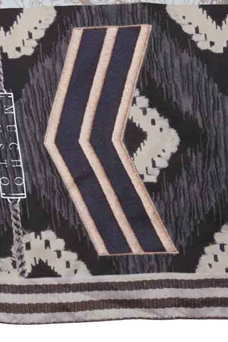 SILK SCARF ABU DHABI CAMOUFLAGE GREEN 3