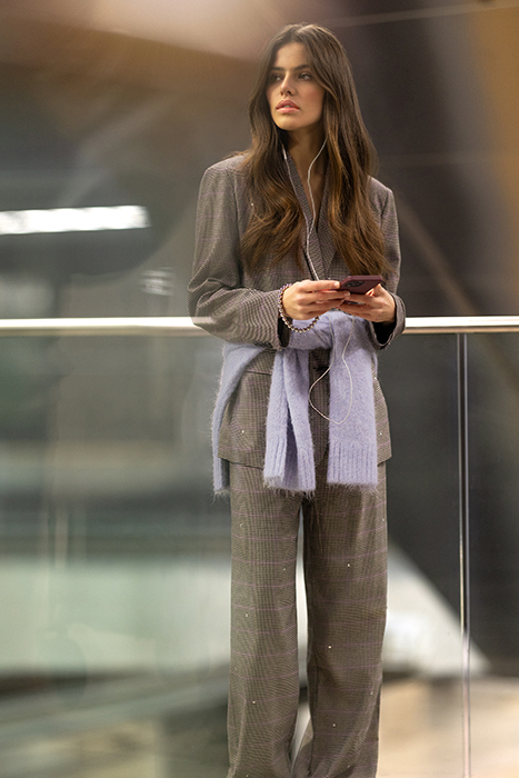 LA-SBSPORTY CHECK PANTS VARIOUS 6