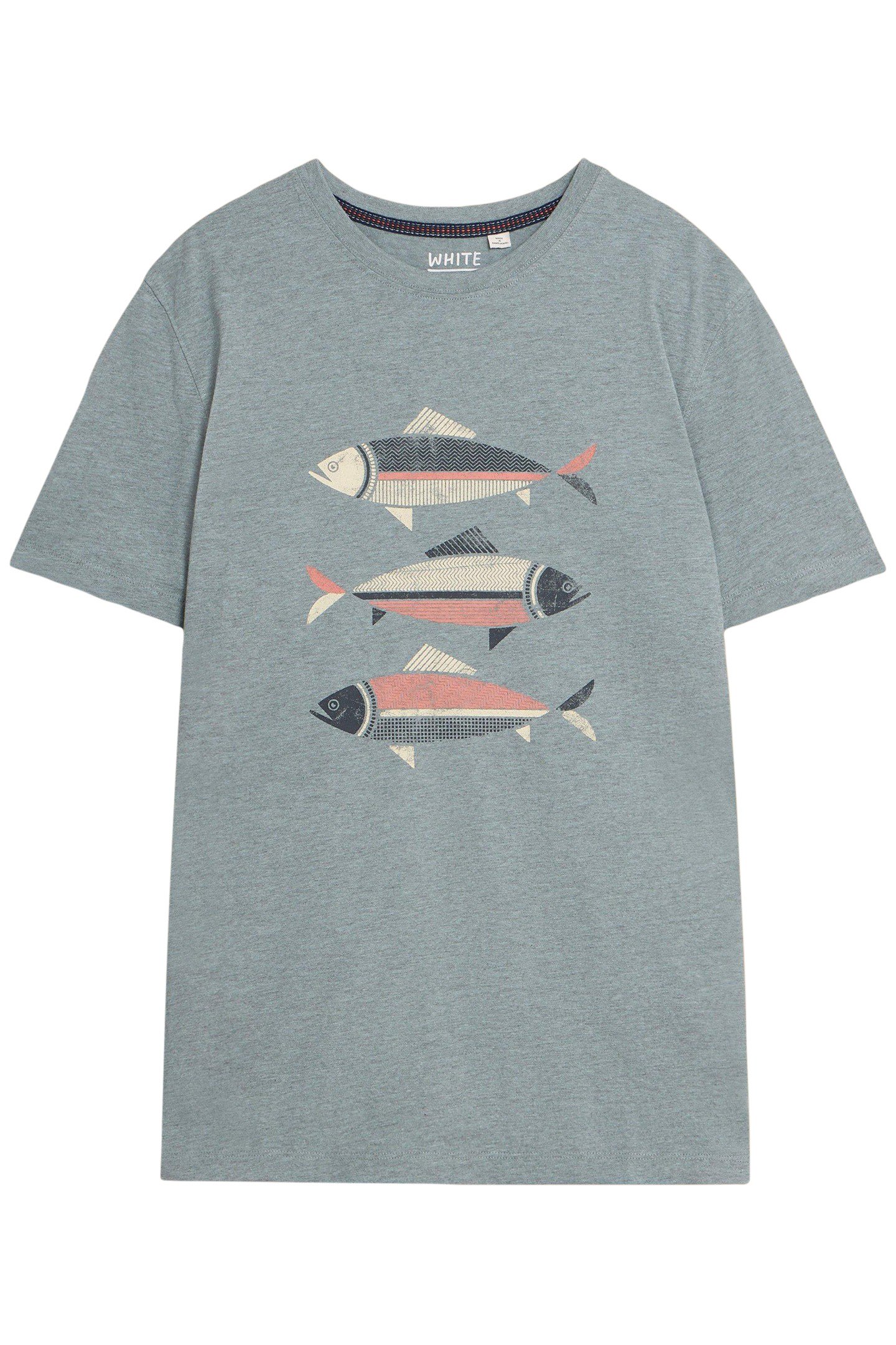FISH GRAPHIC TEE DENIM PRINT 3