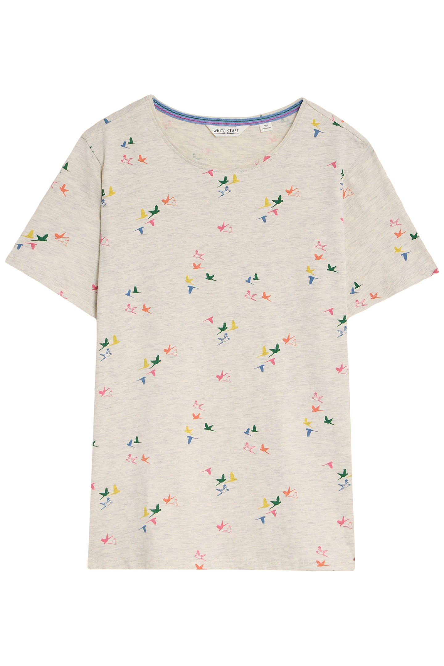 ABBIE PRINT TEE NATURAL PRINT 3