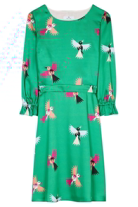 WOMENS DRESS PEA GREEN 1