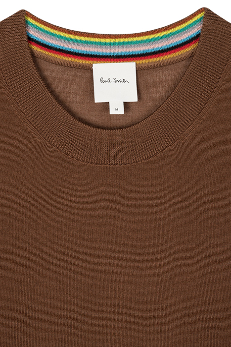 MENS SWEATER CREW NECK MUD 5