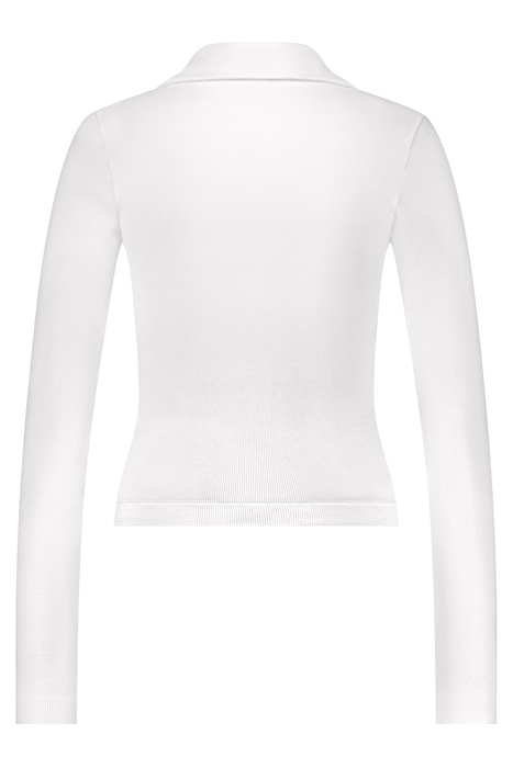 RIB BUTTON SHIRT STAR WHITE 2