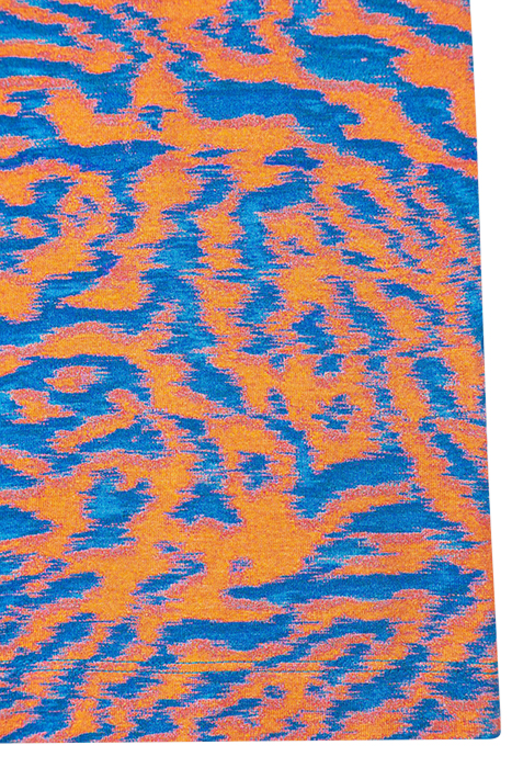 WOMENS PRINTED DRESS ORANGE 6