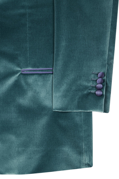 MENS 2BTN JACKET GREYISH BLUE 3