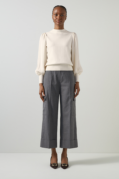 ERICA MIXED SWEATER IVORY 2