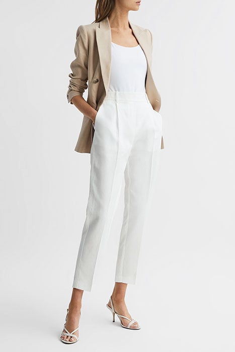 SHAE TAPER-LINEN TAPER TR WHITE 2