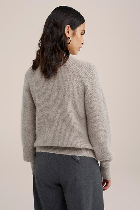 KNITTED PULLOVER BEIGE 2