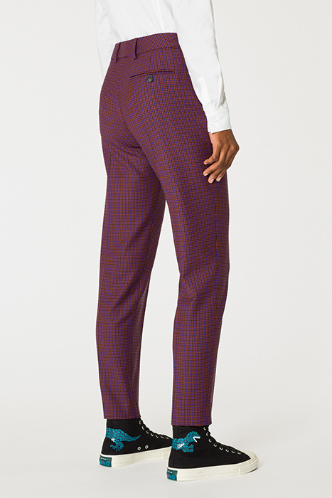 WOMENS TROUSERS BRICK RED 2