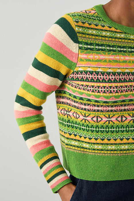 JOSEPHINE SWEATER KNITTED SWEATER GREEN 5