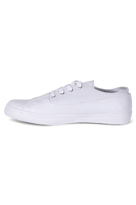 ALEX RUBBER CAN EYELET TRAINER WHITE 3