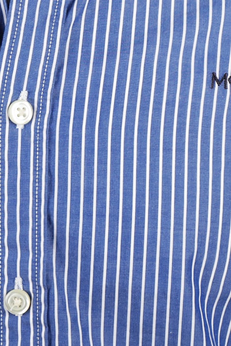 STRIPE SHIRT MEDIUM BLUE 9