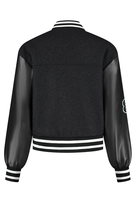 HEIDI BOMBER BLACK 2
