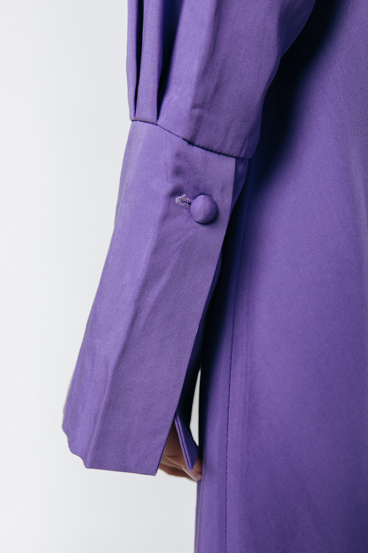 HETTE UNI WRAP MINI DRESS MEDIUM PURPLE 5