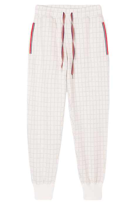WOMEN PANT JACQD CHCK OFF WHITE 4
