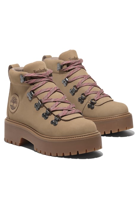 STONE STREET MID LACE UP BOOT MEDIUM BEIGE NUBUCK 2