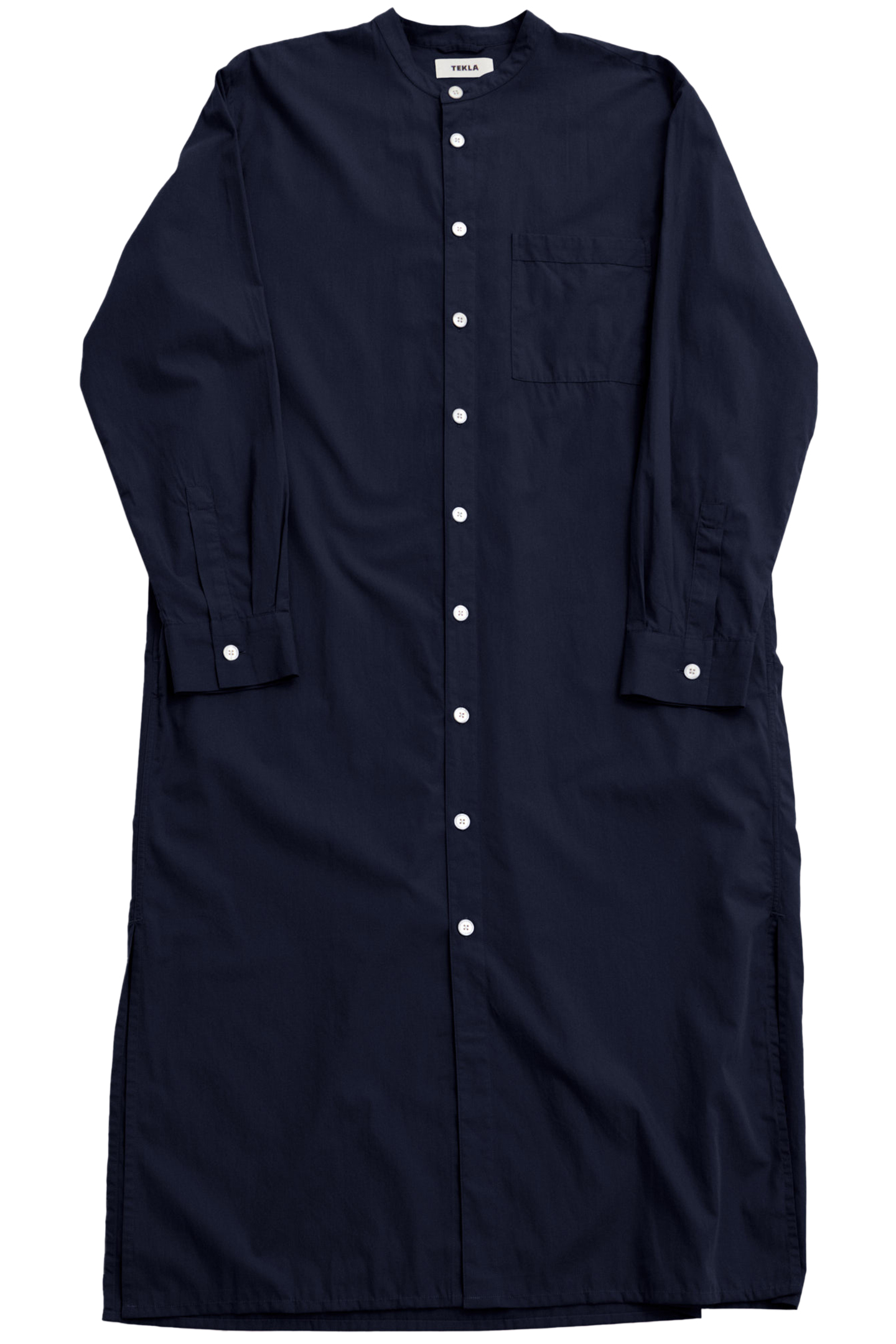 UNISEX POPLIN, NIGHT SHIRT TRUE NAVY 3