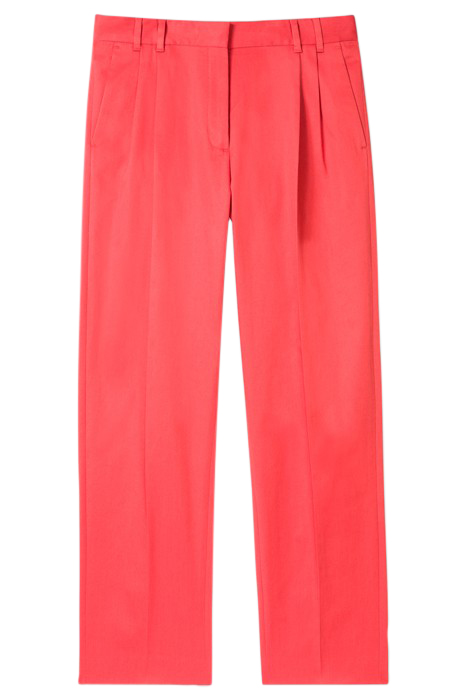 WOMENS TROUSERS CORAL RED 1