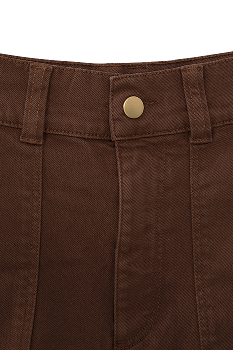 CAMEL DENIM SHORTS 2