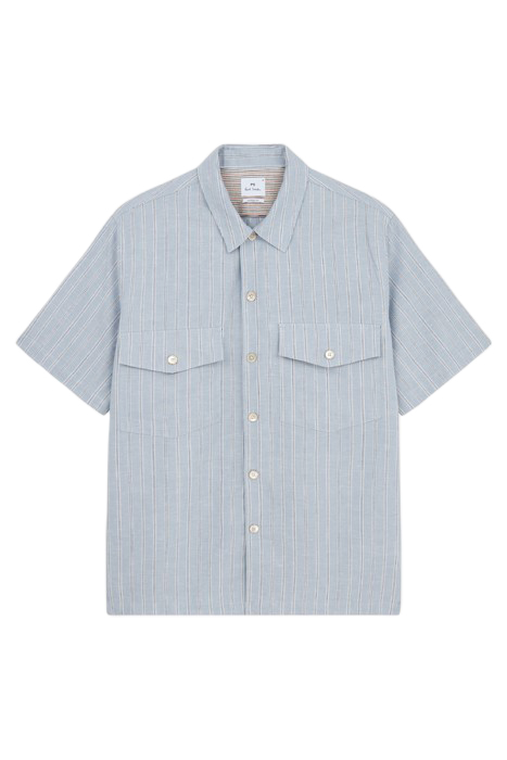 MENS SS CASUAL FIT SHIRT LIGHT BLUE 3