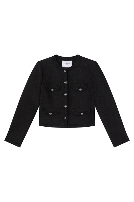HAZEL - CROPPED JACKET BLACK 3