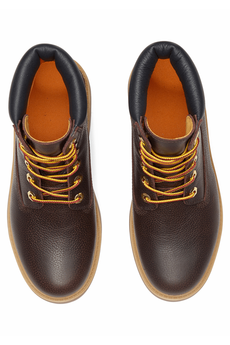 STONE STREET 6 INCH LACE UP WATERPROOF BOOT DK BROWN FULL GR 3