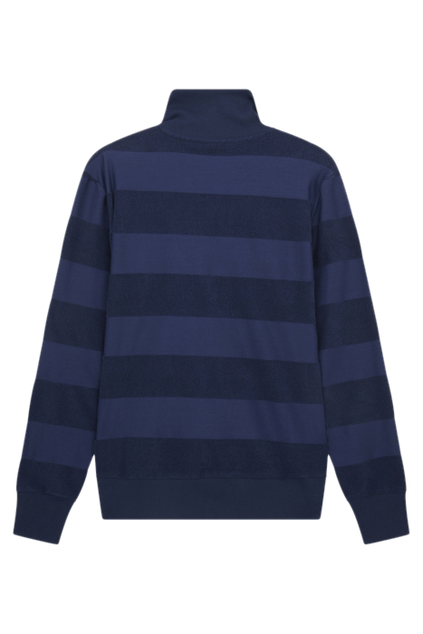 MENS REG FIT HALF ZIP TOP NAVY 2