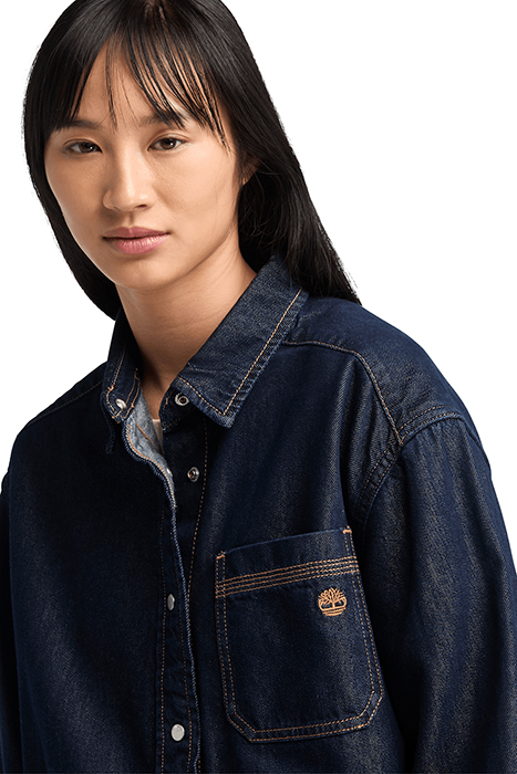 DENIM ESSENTIAL SHIRT AUTHENTIC INDIGO 5