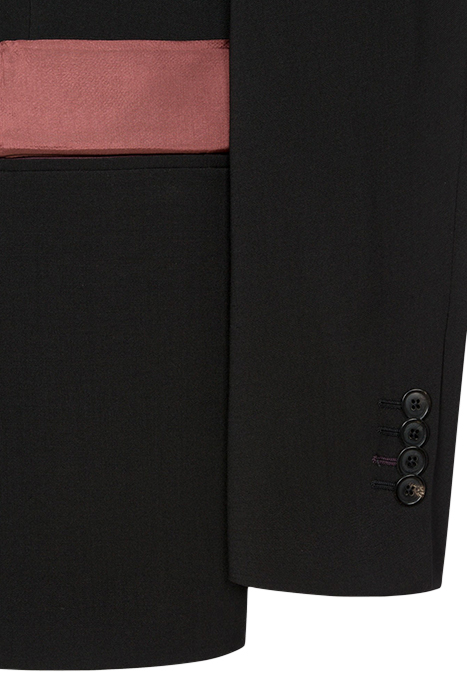 GENTS TAILORED FIT 2BTN JKT BLACK 4