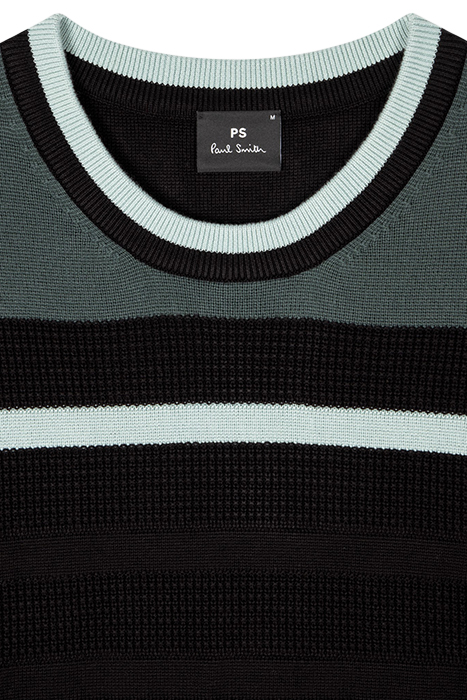 MENS SWEATER CREW NECK BLACK 7