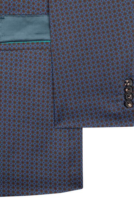 GENTS SLIM FIT 2 BTN JACKET INDIGO 4