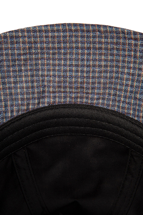 MEN HAT BUCKET CHECK CORAL RED 4