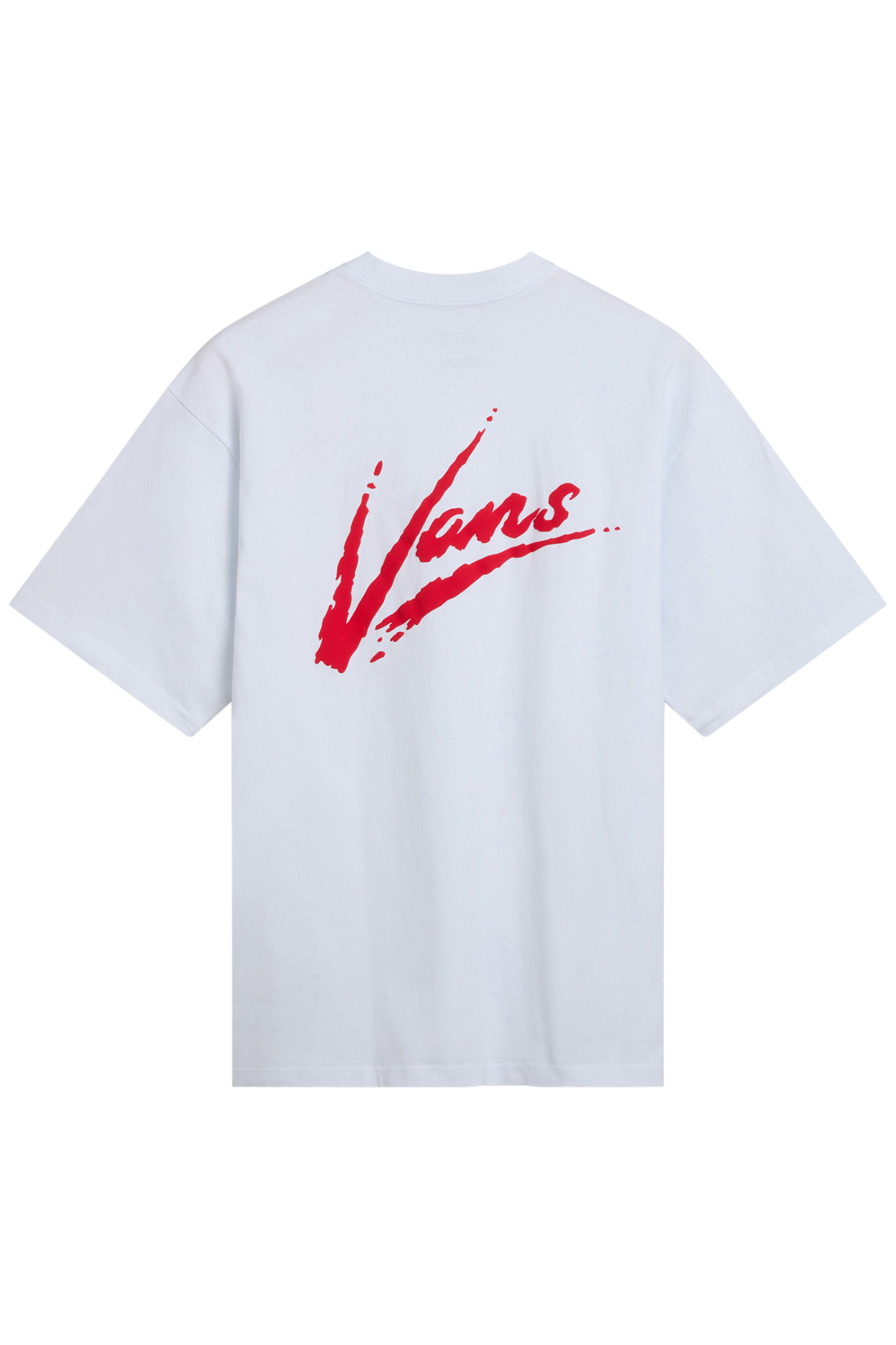 BRUSH SCRIPT LOOSE SS WHITE/RACING RED 2