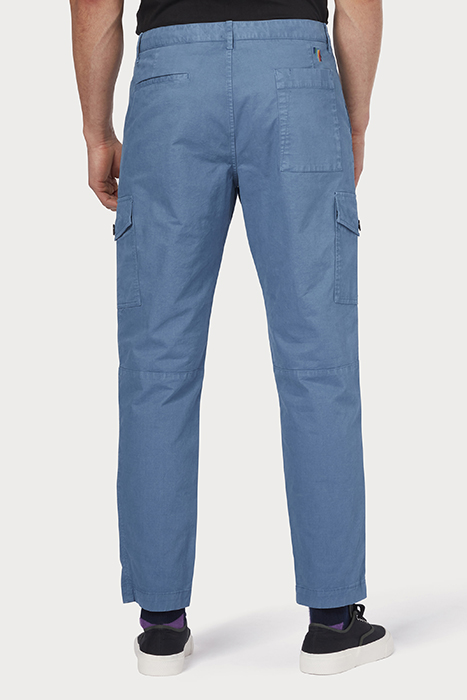 MENS SKATER TROUSER ZEBRA EMB GREYISH BLUE 2